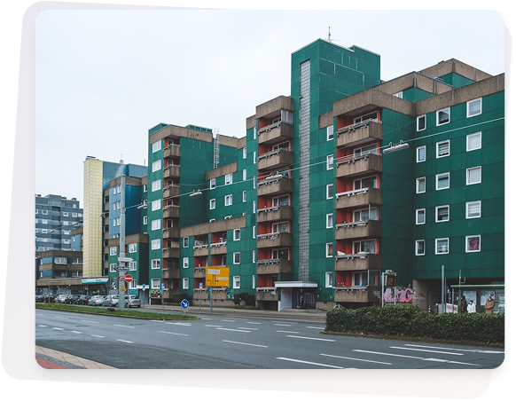 Apartment building for landlords and property owners